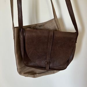 ABLE (formerly FashionABLE) shoulder or crossbody real leather purse.